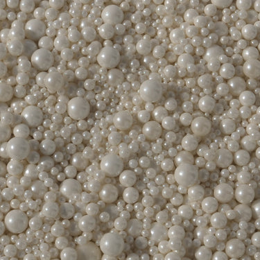 Sprinkles E Pérolas - Mix Pérolas Brancas - 80gr